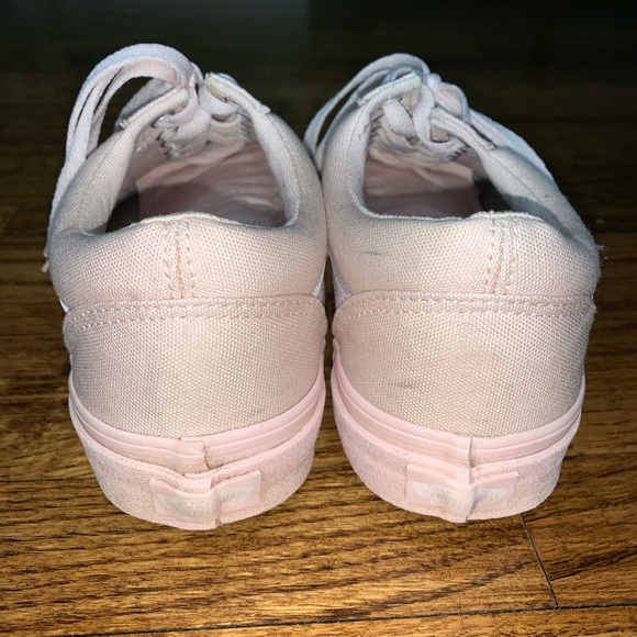 Peach Blush Mono Canvas Vans - Picture 3 of 5